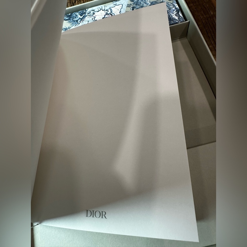 Dior White and Blue Star Map note book and pencil - Picture 8 of 8